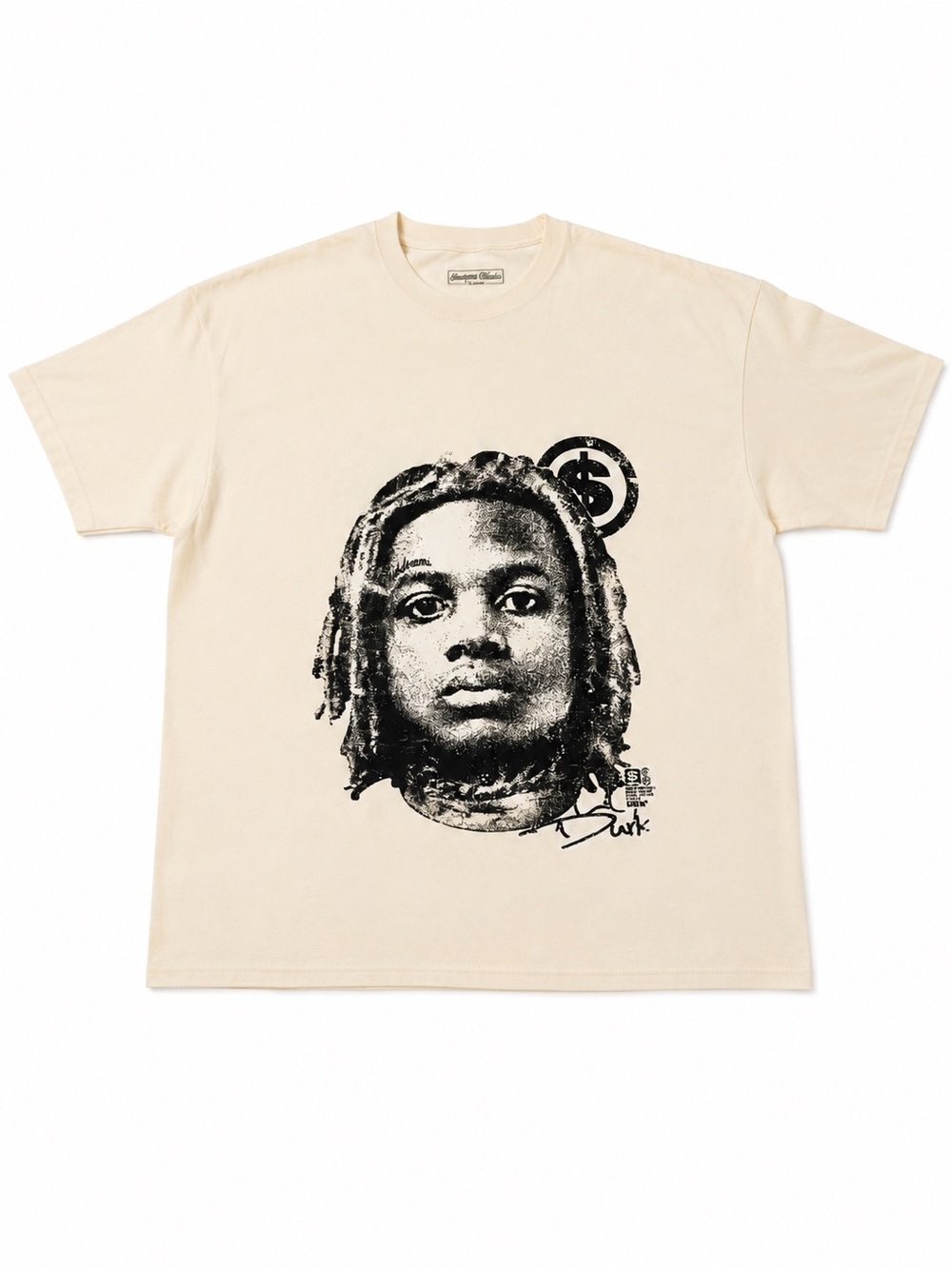Headgear Classics FREE DURK Graphic Portrait Short Sleeve Tee - Cream
